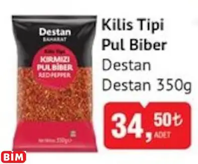 DESTAN  KİLİS TİPİ  PUL BİBER